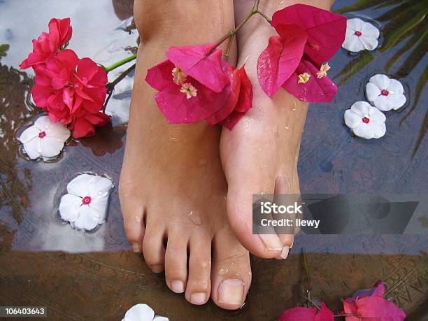 Foot Bath 1d Stock Photo - Download Image Now - Adult, Alternative Therapy, Balneotherapy