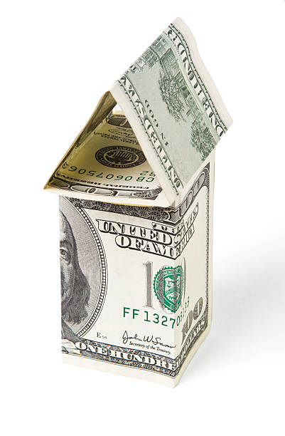 istock A model of a house made using American dollar bills 106404163