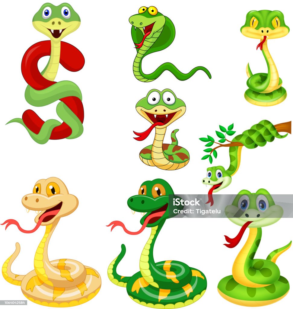 Ilustración de Sistema De La Colección De Dibujos Animados Serpiente y más Vectores Libres de Derechos de Viñeta - iStock Ilustración de Sistema De La Colección De Dibujos Animados Serpiente y más Vectores Libres de Derechos de Viñeta - iStock