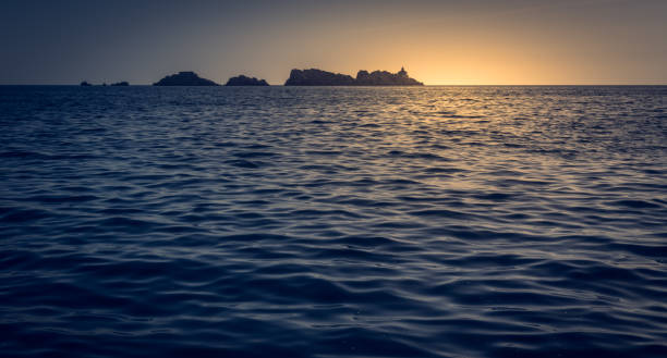 istock Sunset over the rocky Croatian coast 1064045102
