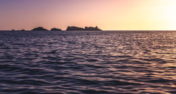 istock Sunset over the rocky Croatian coast 1064045272