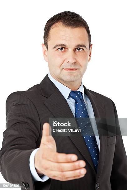 Male Offering Handshake Stock Photo - Download Image Now - Adult, Agreement, Attitude
