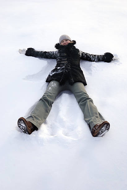 istock The girl on snow 106404831