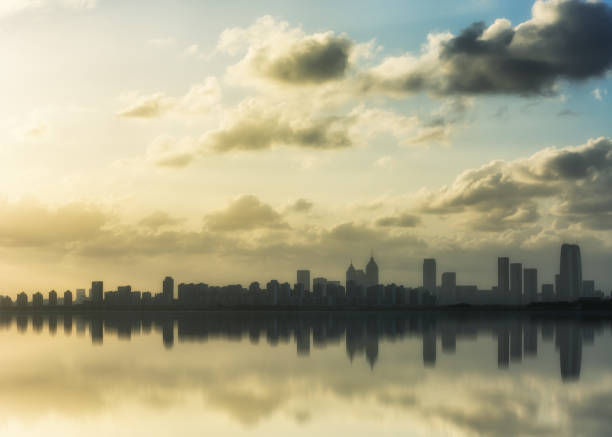 istock The skyline of sunrise 1064049444