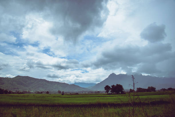 istock Natural view On the evening sky mountain. Thailand 1064049948