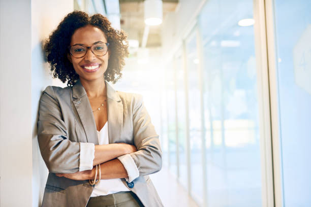 Cropped portrait of a beautiful businesswoman in a office