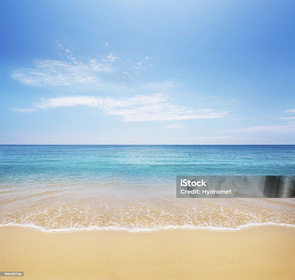 beach and tropical sea Beach Stock Photo