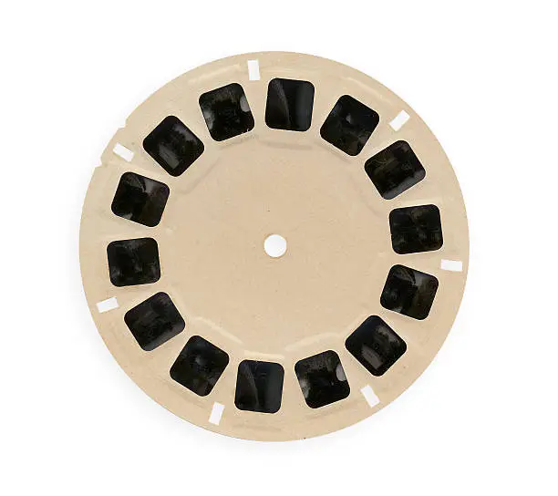 Empty View Master 3-D film disk form
