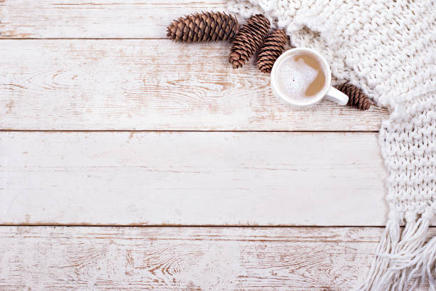 istock Gift, cones, gifts, coffee, cocoa. Christmas, New Year background. 1064065716