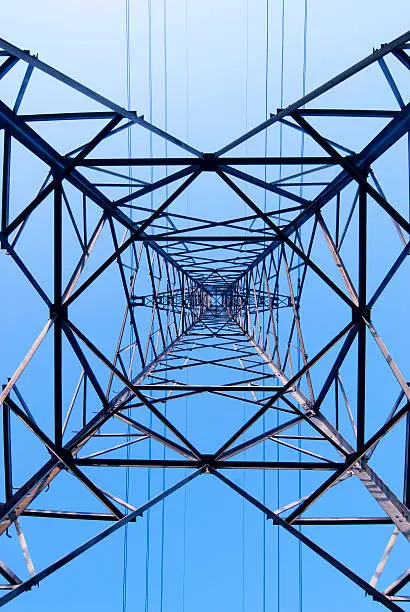 metal electricity pylons