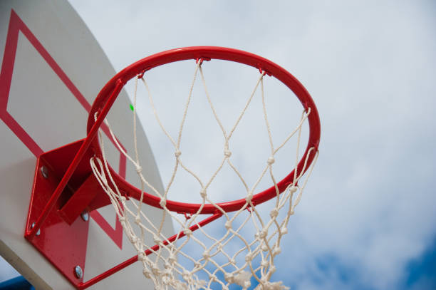 istock Basketball board over the sky 1064071336