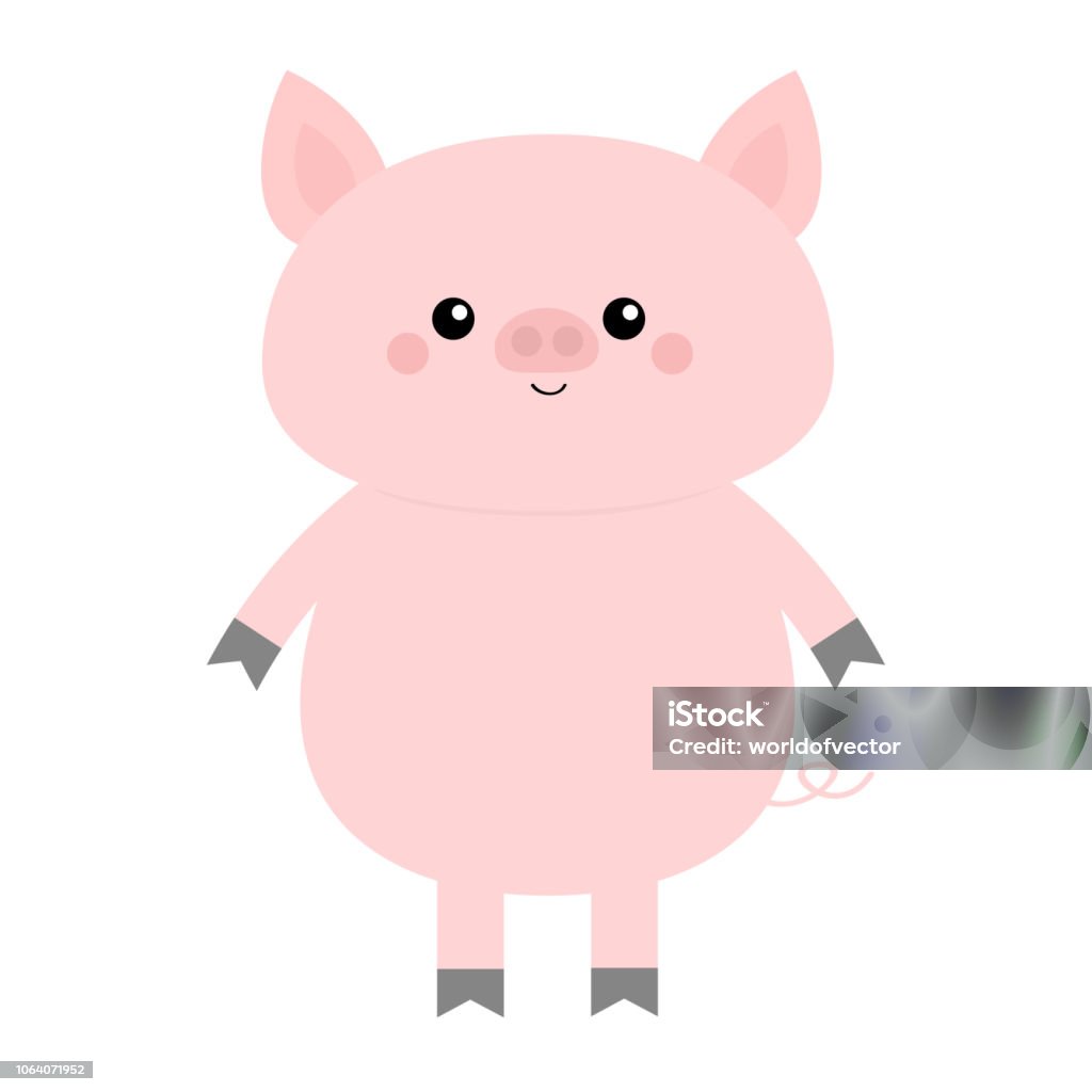 Heo Hoạt Hình Dễ Thương Hài Hước Nhân Vật Em Bé Lợn Nái Biểu Tượng ...