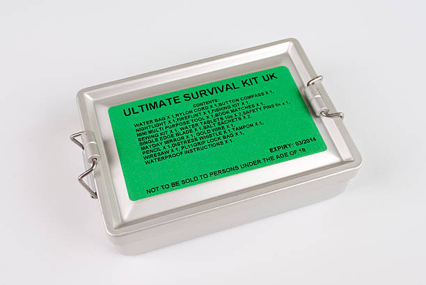 Ultimate survival kit stock photo