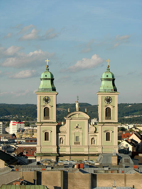 The old Cathedral of Linz, Austria