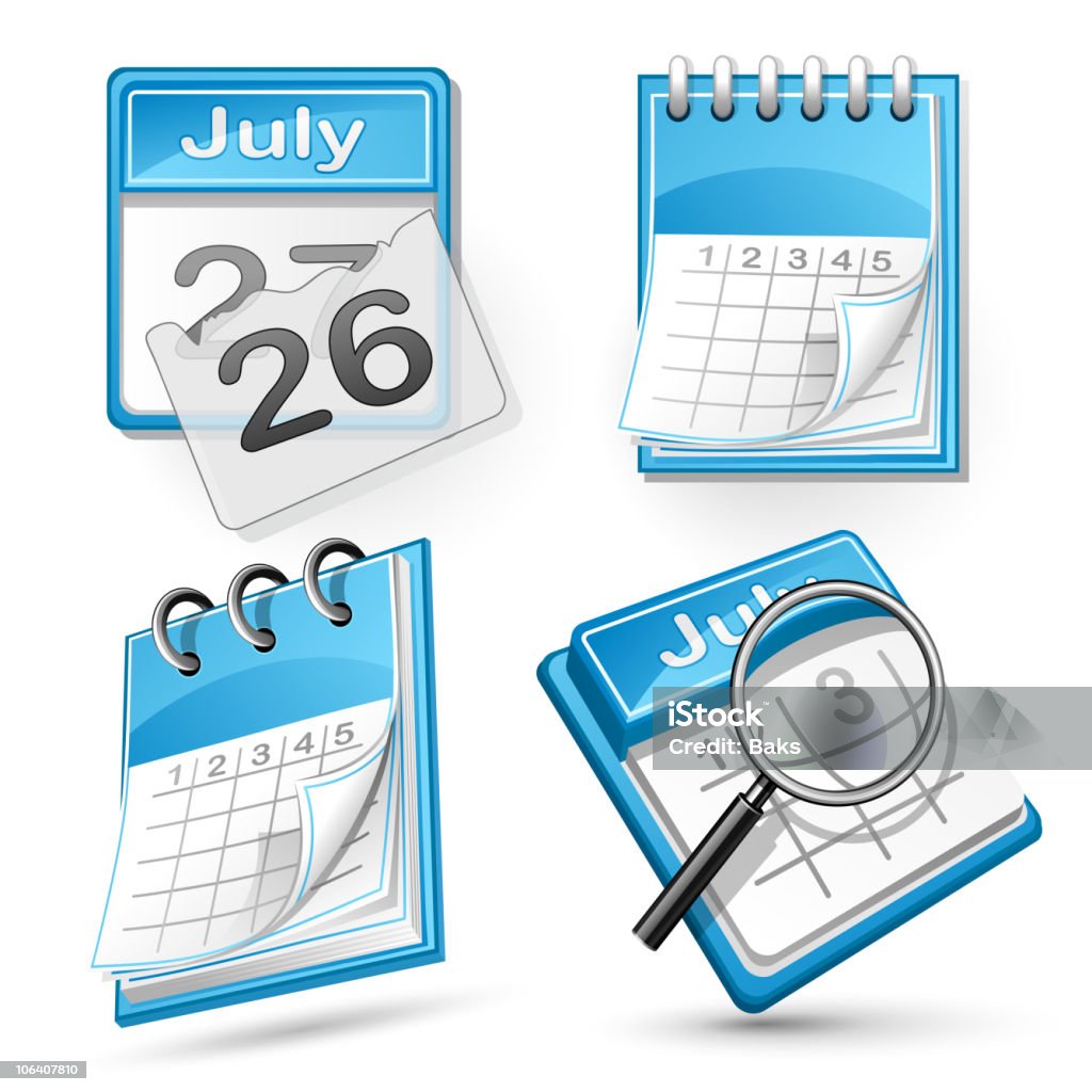 Calendari - arte vettoriale royalty-free di Affari