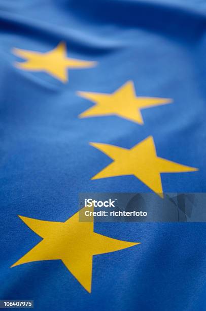 Bandiera Dellunione Europea - Fotografie stock e altre immagini di A forma di stella - A forma di stella, Amicizia, Bandiera
