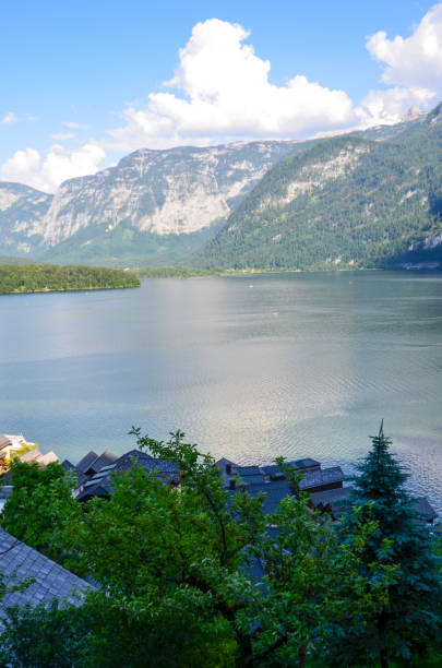 istock Lake-side town of Hallstatt in Austria 1064084992