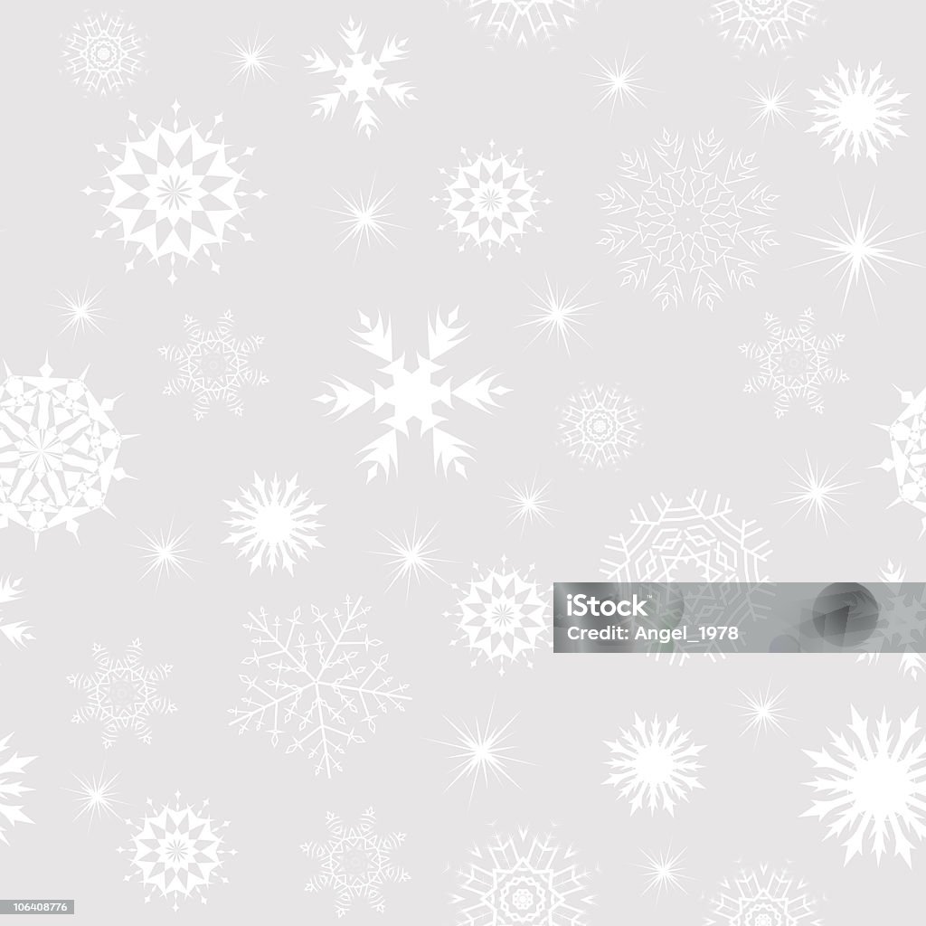 snowflakes patrón sin costuras - arte vectorial de Abstracto libre de derechos