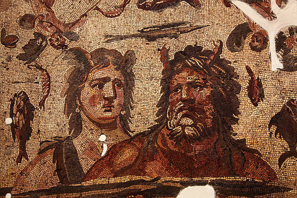 istock old mosaic at Hatay Turkey 106409008