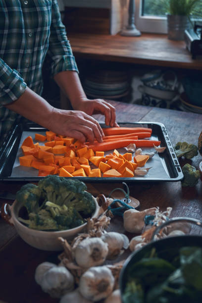 istock Preparing Pumpkin Stew with Chickpeas, Celery and Lentils 1064091696