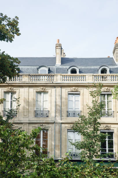 istock View of french classical building. Symmetrical architecture 1064091740