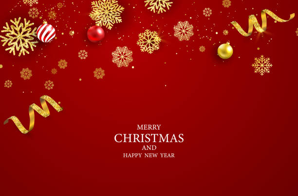 istock Merry Christmas and Happy New Year background. 1064091918