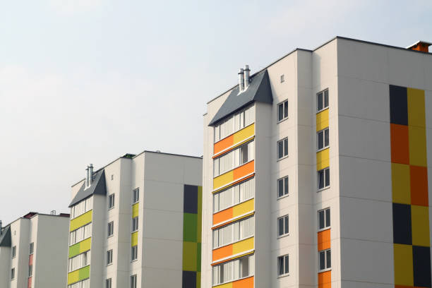 istock Modern residential buildings. 1064093690