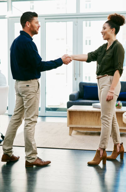 istock It's great to finally meet you 1064095802