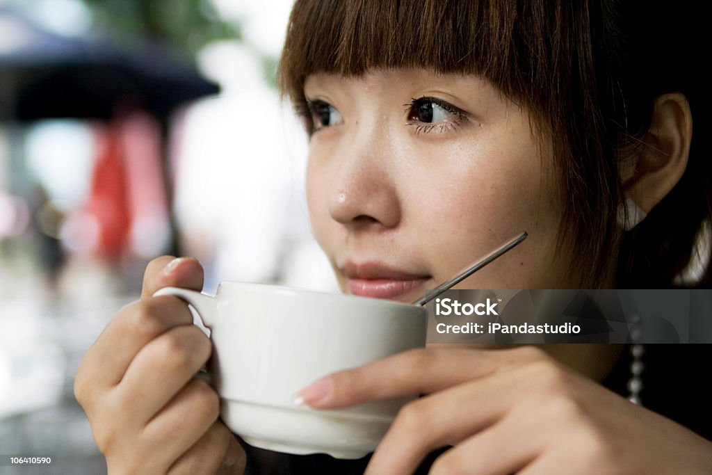 Drinking Tee - Lizenzfrei Anmut Stock-Foto