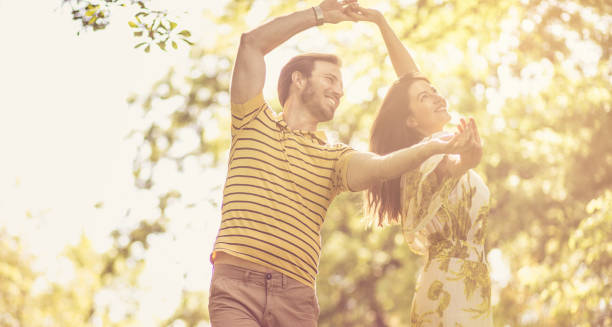 istock Dance of happiness. 1064107090