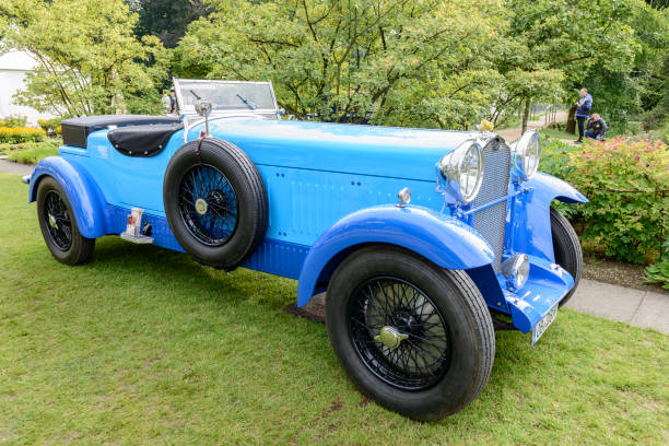 Delage D8 SS classic 1930s car Delage D8 SS classic 1930s car on display during the 2017 Classic Days event at Schloss Dyck. developing 8 stock pictures, royalty-free photos & images