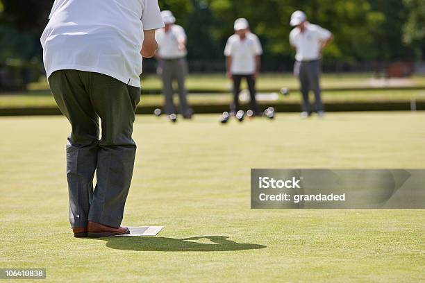 Jogo De Relvado Bowls - Fotografias de stock e mais imagens de Bowling de relva - Bowling de relva, Boliche, Ao Ar Livre