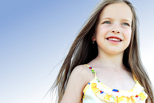 istock Beautiful smiling girl portrait 106411099