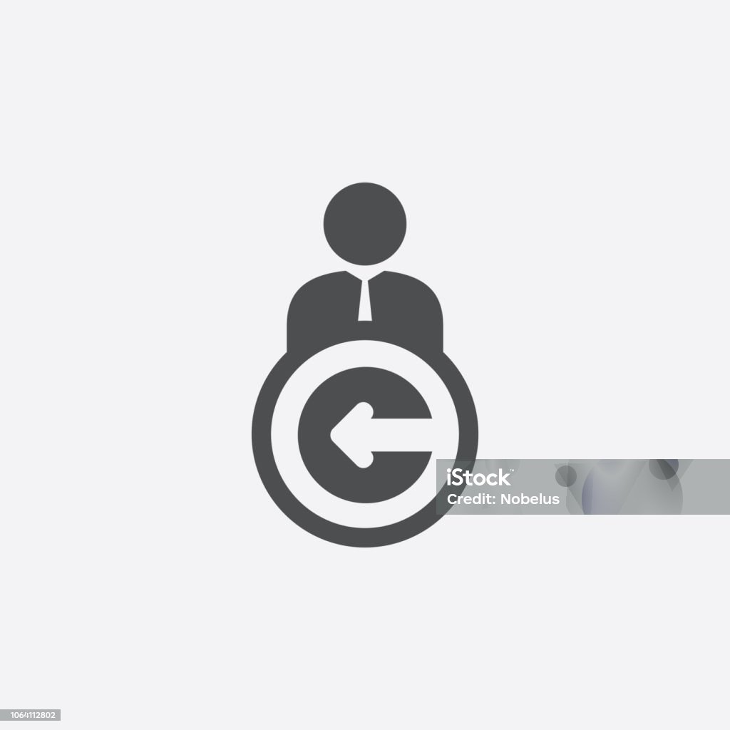 Người Dùng Logout Icon Theo Phong Cách Phẳng Hợp Thời Trang Được ...
