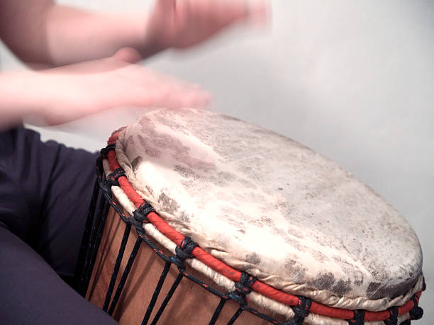 djembe - drumhead - fotografias e filmes do acervo