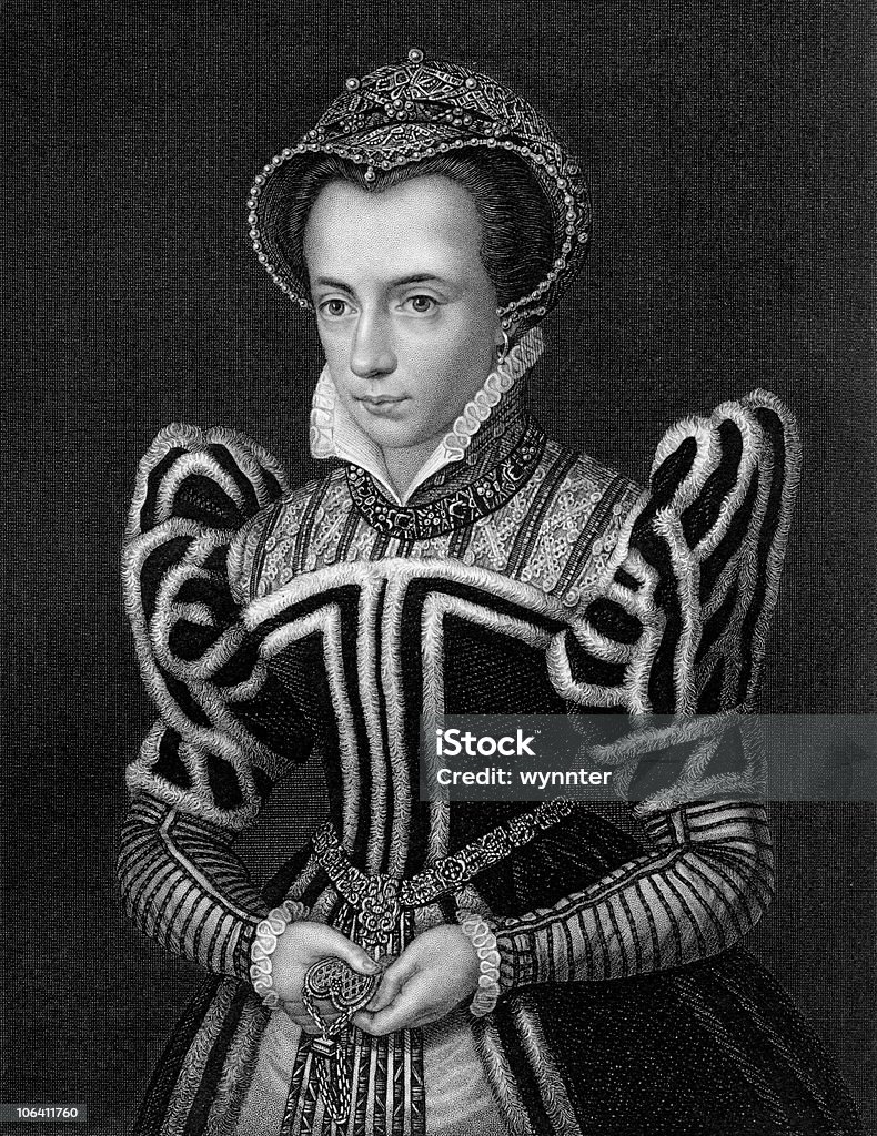 Portrait de la Reine Mary I - Illustration de Reine Marie Ire d'Angleterre libre de droits