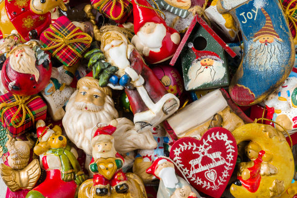istock Background of Christmas decorations. 1064119162