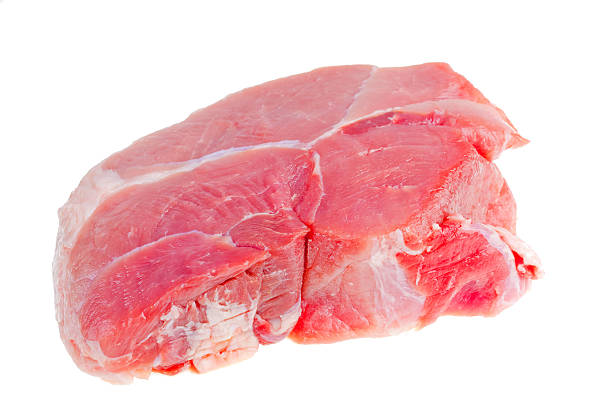 istock Piece of crude meat. 106411927