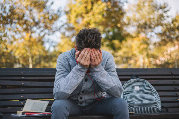 istock Emotional stress - teenage boy 1064120366