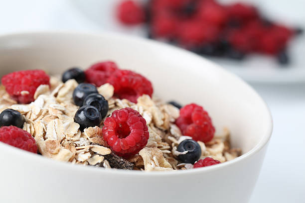 istock Breakfast bowl full of granola and mixed berries 106412221