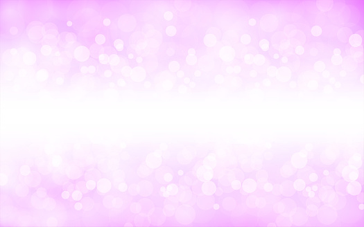 A creative glittery mauve pink background. vector Illustration. merry christmas .There are silverish white bubbly glittery circles in small, medium and large sizes overlapping and merging in the background.  Copy space, background. Romantic, soft girlie hues. New Year celebration background. Sparkles. Sparkly background suitable for advertisements backdrop. The central horizontal band is highlighted in  a white tone