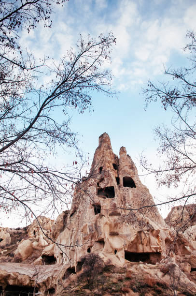 istock Nunnery inside volcanic rock landscape at Goreme, Cappadocia 1064127978