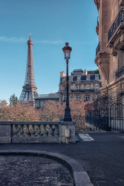 istock Beautiful street in Paris 1064128402