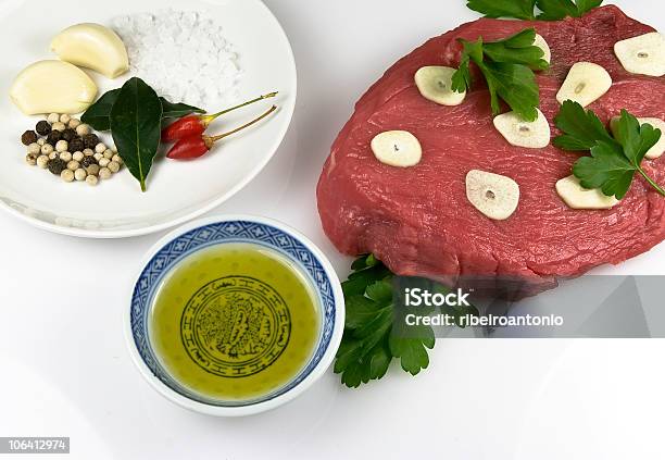 Beef Steak Stock Photo - Download Image Now - Barbecue - Meal, Barbecue Grill, Bay Leaf