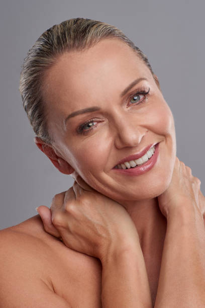 istock Loving the skin she's in 1064130504