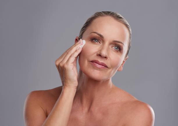istock Her beauty regime is what makes her skin flawless 1064130694
