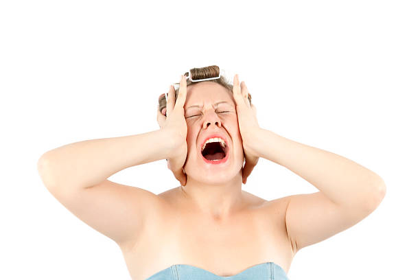 istock Shouting young housewife 106413300