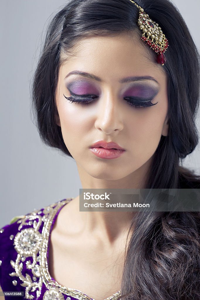 Beautiful asian bride  Bollywood Stock Photo