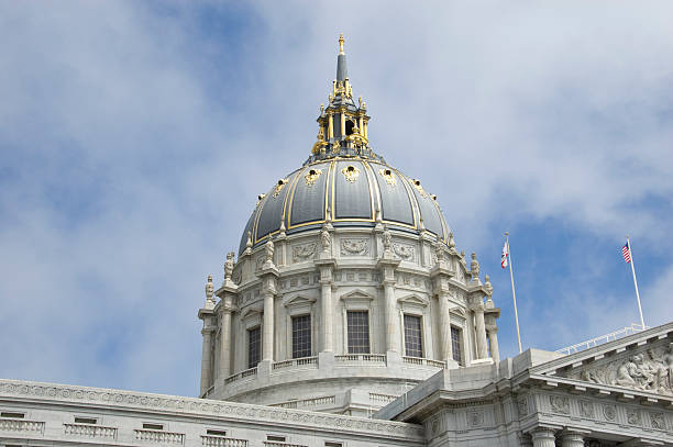 сан-франциско город зал - san francisco county government town hall government building стоковые фото и изображения