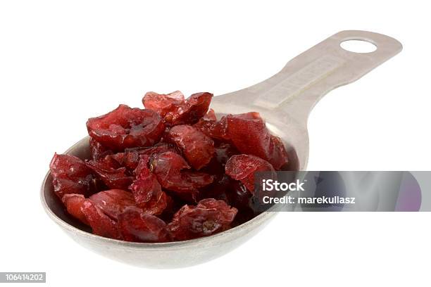 Cucchiaio Di Mirtilli Secca - Fotografie stock e altre immagini di Cucchiaio da minestra - Cucchiaio da minestra, Cranberry, Frutta secca